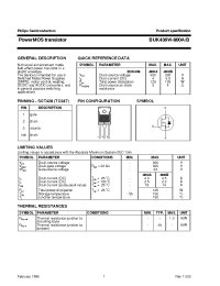 Datasheet BUK436W-800B производства Philips